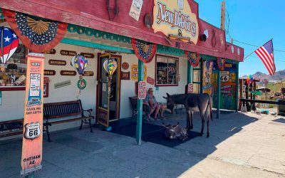 ARIZONA (9) : Oatman, algo más que burros salvajes. Km 3.255