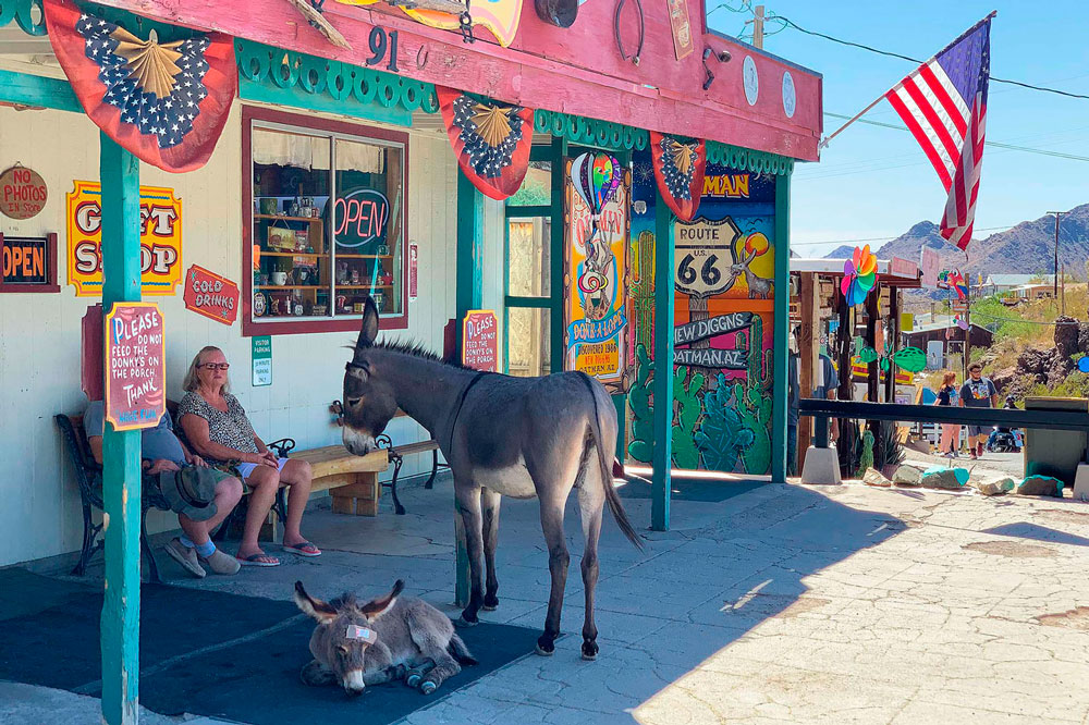 Oatman Ruta 66 Arizona